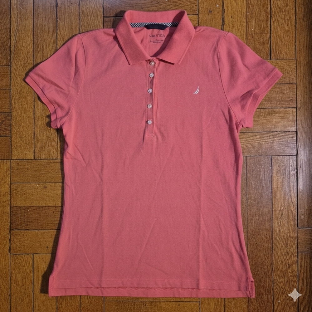 Nautica Women's Coral Button Down Shirt
